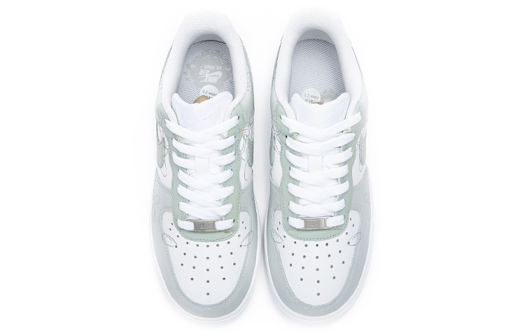 Shop (W) Zapatillas Nike Air Force 1 Low 'Festival de Otoño Osmanthus' DD8959-100(TeamB-女款桂花白绿)