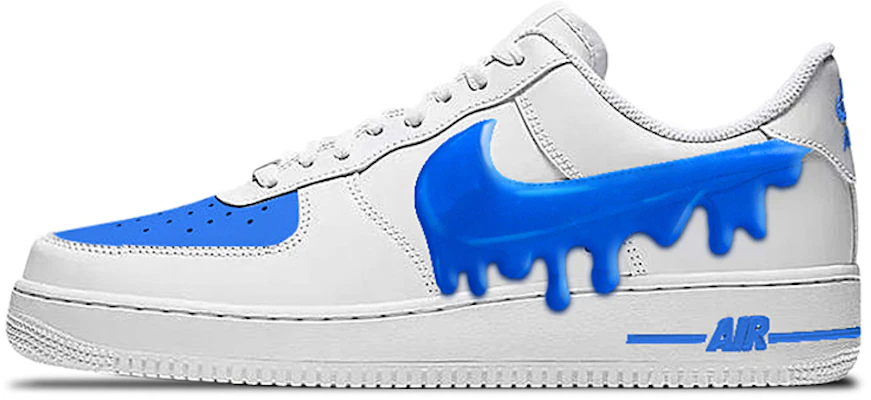 【定制球鞋】Nike Air Force 1 Low 07 Low 空軍一號 低幫 板鞋 女款 夜空藍 Buy 【定制球鞋】Nike Air Force 1 Low 07 Low 空軍一號 低幫 板鞋 女款 夜空藍