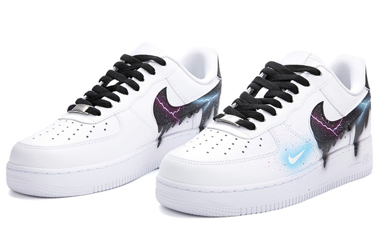 Lookbook (W) ナイキ AF1 ロー "真夜中の稲妻メルト" (Nike AF1 Rō "Mayonaka no Inazuma Meruto") DD8959-100(Team18-闪电夜空）