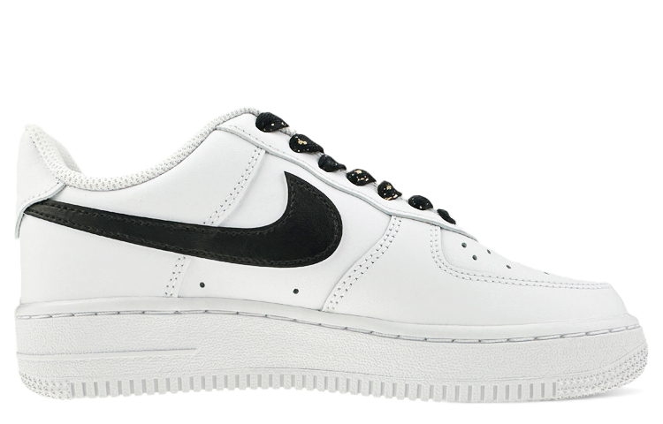 [Custom Shoes] (W) Nike Air Force 1 Low 'Minimalist Greek Moon - Black Yellow' 圖 2