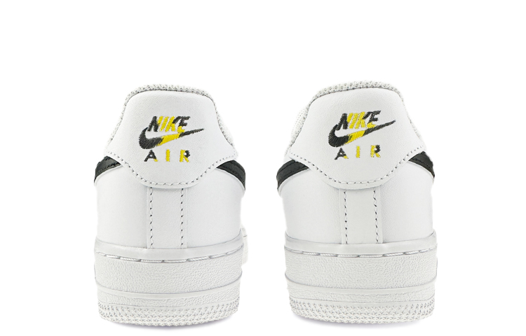 [Custom Shoes] (W) Nike Air Force 1 Low 'Minimalist Greek Moon - Black Yellow' 圖 4