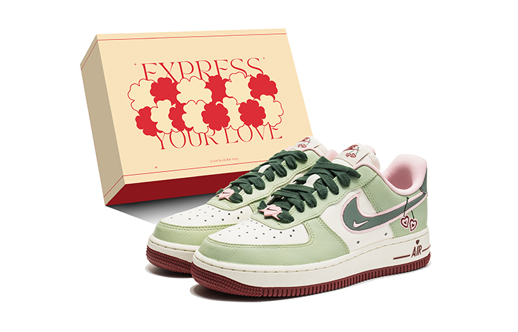 Buy (W) [Sepatu Kustom] Nike Air Force 1 Low 'Mint Hijau' FD4616-161(TeamB-莫兰迪浅绿Y-BOX)