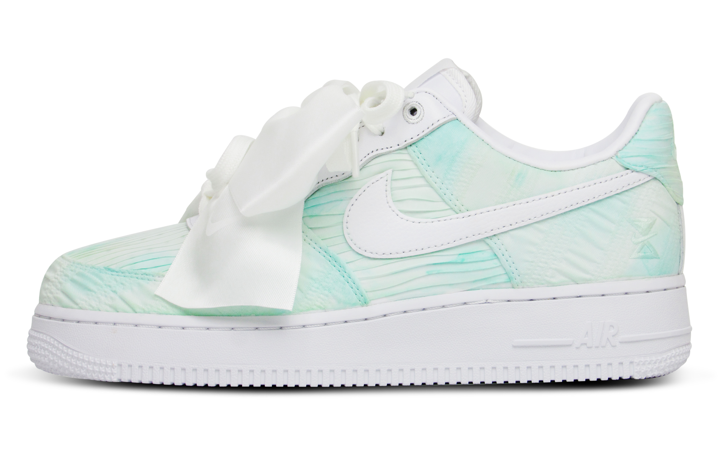Buy (W) 【カスタムシューズ】(女性用) ナイキ エアフォース 1 ロー 'ミントグリーンボウ' DV4244-111(Team65-清新蓝绿)