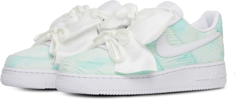 (W) 나이키 에어포스 1 로우 '민트 리본' (커스텀) DV4244-111(Team65-清新蓝绿) Lookbook (W) 나이키 에어포스 1 로우 '민트 리본' (커스텀) DV4244-111(Team65-清新蓝绿)