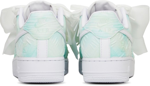 (W) 【カスタムシューズ】(女性用) ナイキ エアフォース 1 ロー 'ミントグリーンボウ' DV4244-111(Team65-清新蓝绿) Shop (W) 【カスタムシューズ】(女性用) ナイキ エアフォース 1 ロー 'ミントグリーンボウ' DV4244-111(Team65-清新蓝绿)