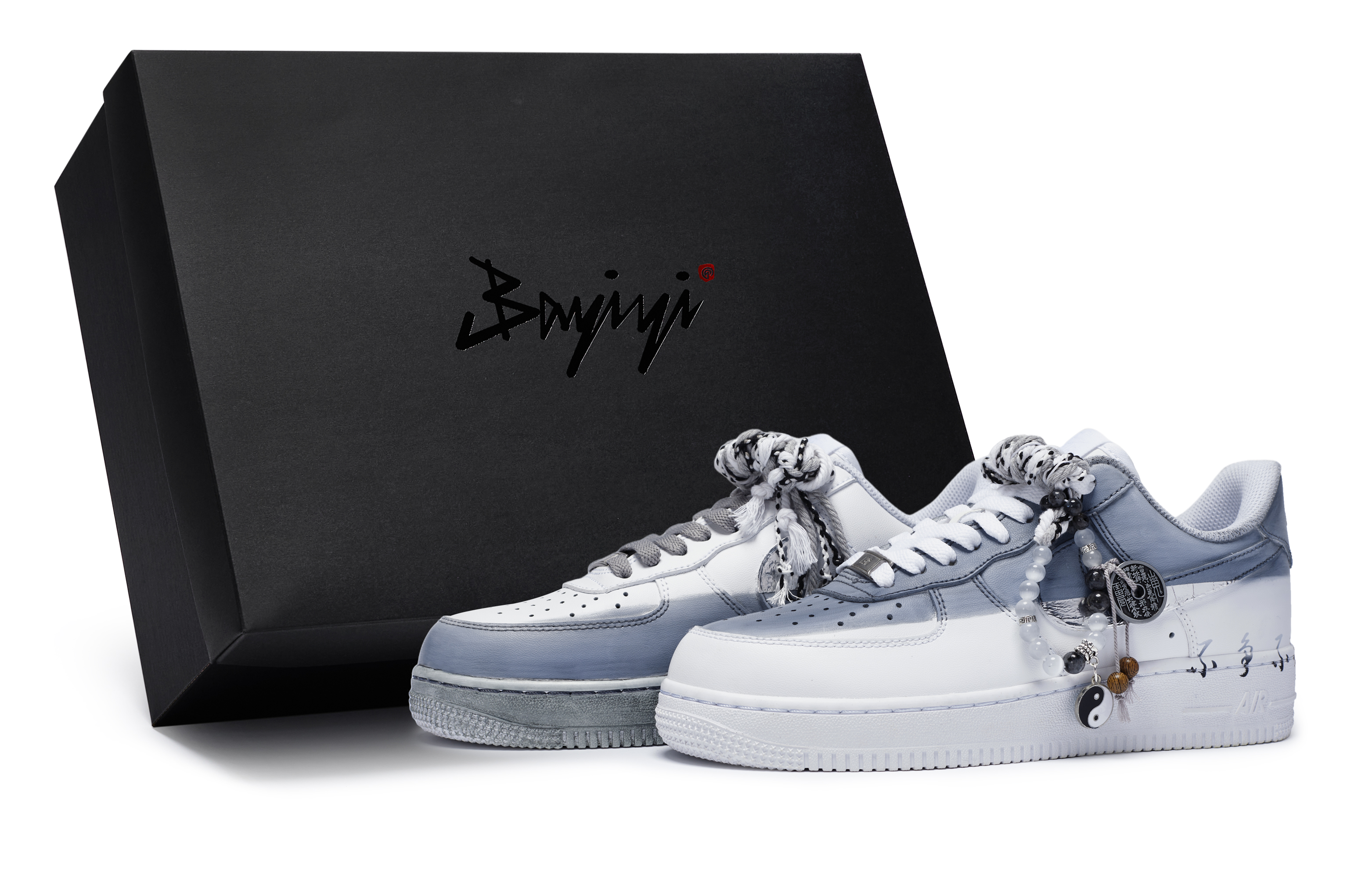 [Custom Shoes] (W) Nike Air Force 1 Low 'Mist Blue White'