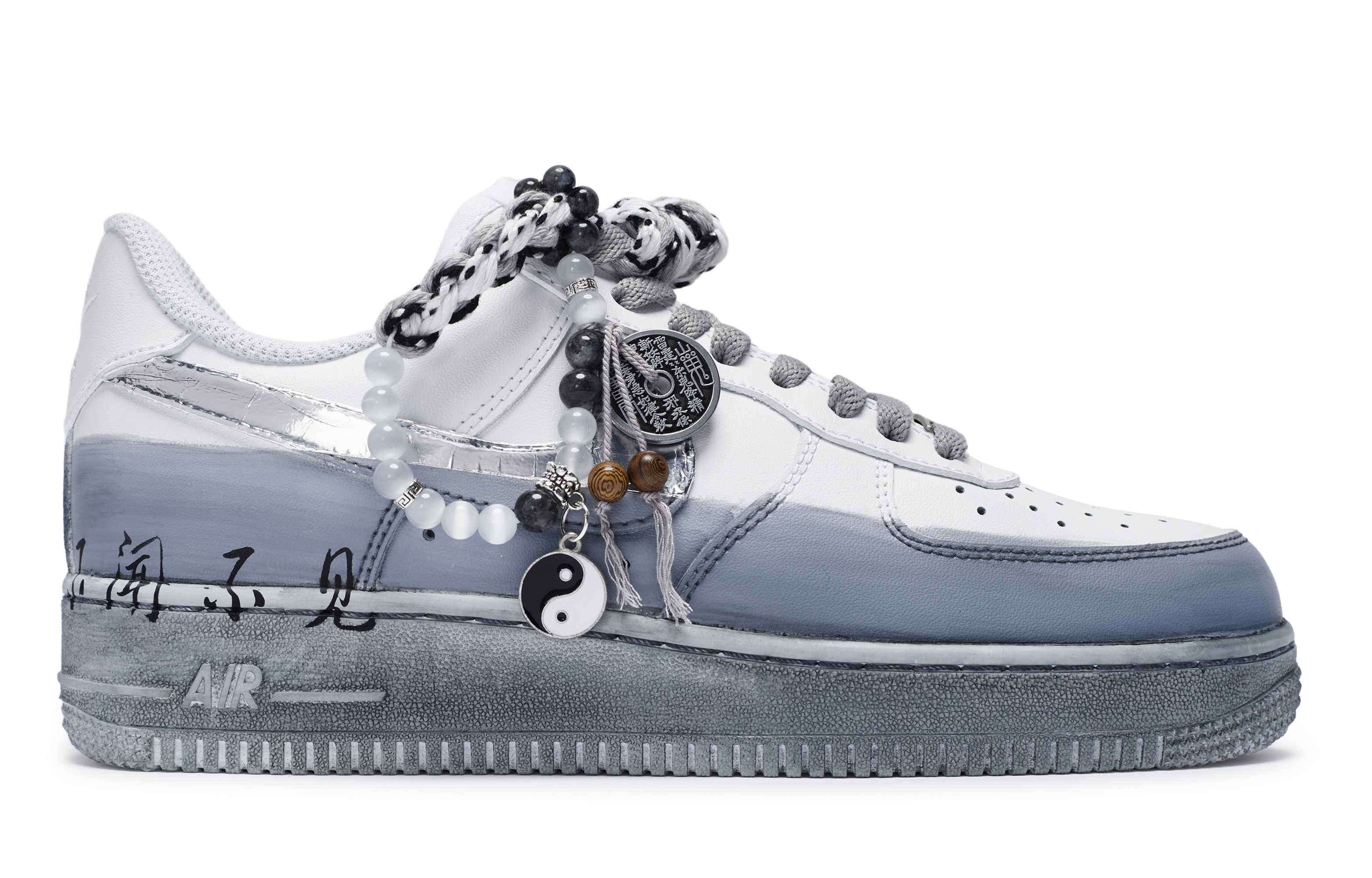 [Custom Shoes] (W) Nike Air Force 1 Low 'Mist Blue White' 圖 3