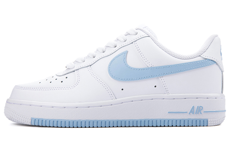 Buy (W) Nike Air Force 1 Low "Grafiti Azul Niebla" (Personalizadas) DD8959-100(Team18-AF1低帮女款灰蓝白)