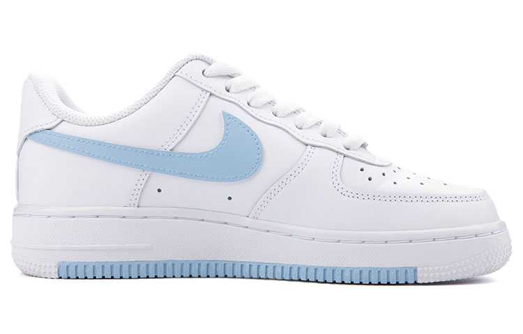 Order (W) Nike Air Force 1 Low "Grafiti Azul Niebla" (Personalizadas) DD8959-100(Team18-AF1低帮女款灰蓝白)