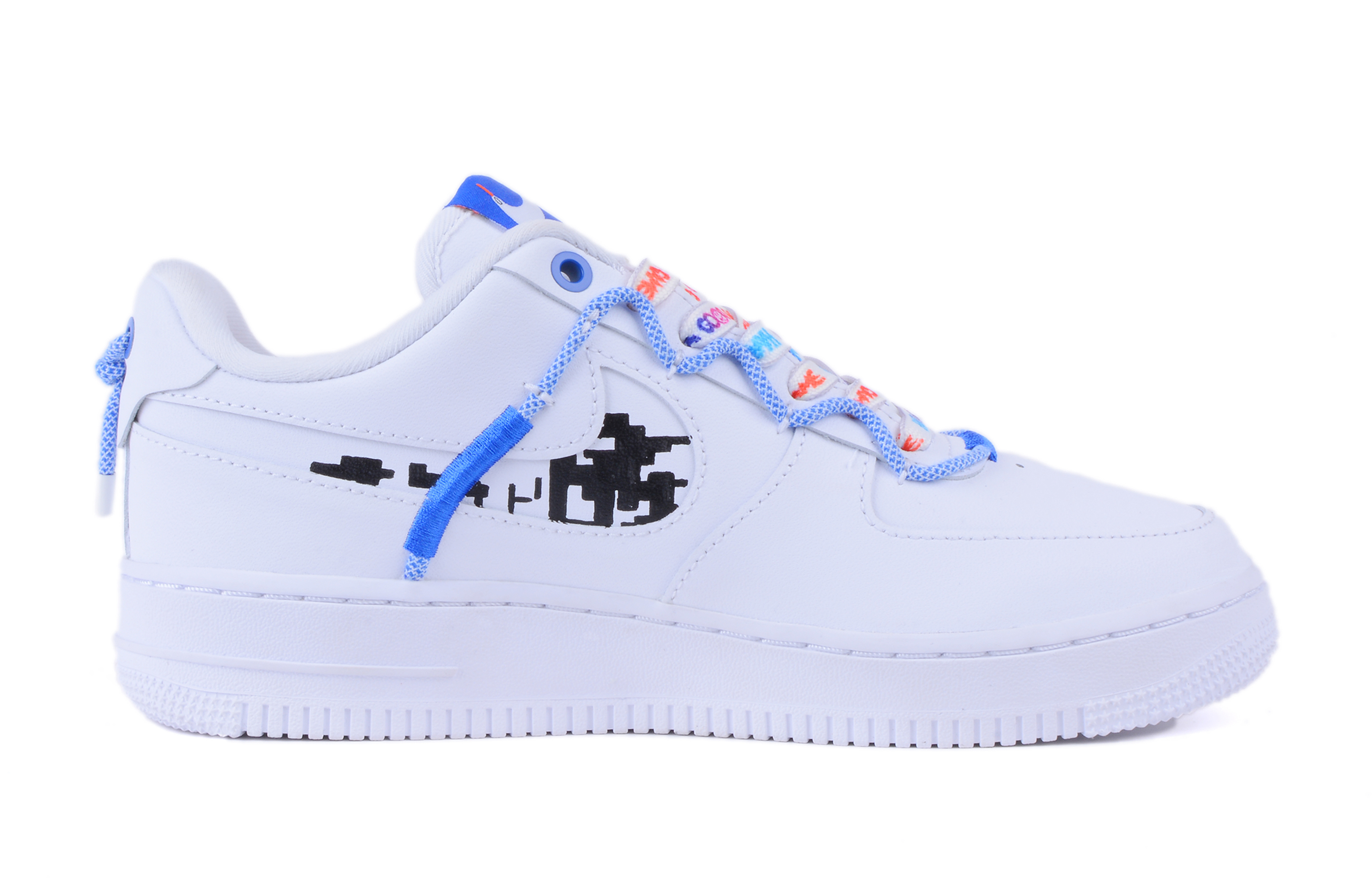 Lookbook (W) Zapatillas Nike Air Force 1 Low 'Combinación Negro Blanco Amarillo' DH4408-100(Team42-女款潮流电玩黑白黄)