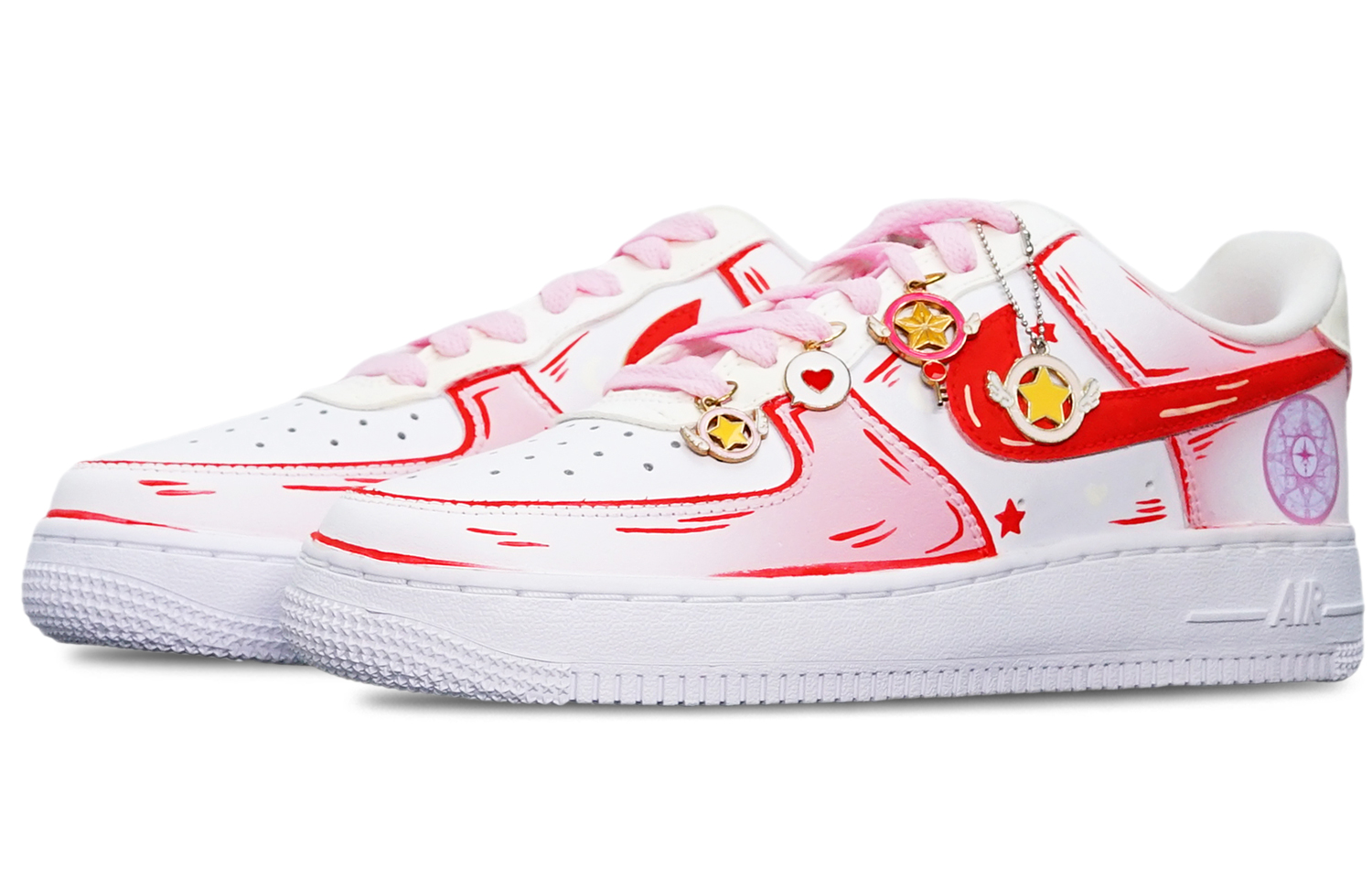 Lookbook (W) [Zapatillas Personalizadas] Nike Air Force 1 Low 'Mocha Sakura Círculo Mágico' DD8959-108-469035