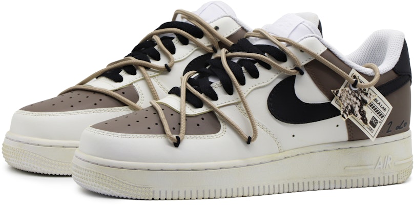 (W) 【カスタムシューズ】(女性用) ナイキ エアフォース1 ロー 'モカスネーク' DD8959-100-486338 DD8959-100-486338 Lookbook (W) 【カスタムシューズ】(女性用) ナイキ エアフォース1 ロー 'モカスネーク' DD8959-100-486338 DD8959-100-486338