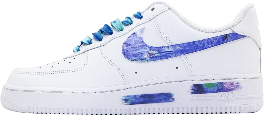 【訂製球鞋】Nike Air Force 1 Low 空軍一號 藝術 油畫 莫內睡蓮 低筒 板鞋 女款 白藍紫 Buy 【訂製球鞋】Nike Air Force 1 Low 空軍一號 藝術 油畫 莫內睡蓮 低筒 板鞋 女款 白藍紫
