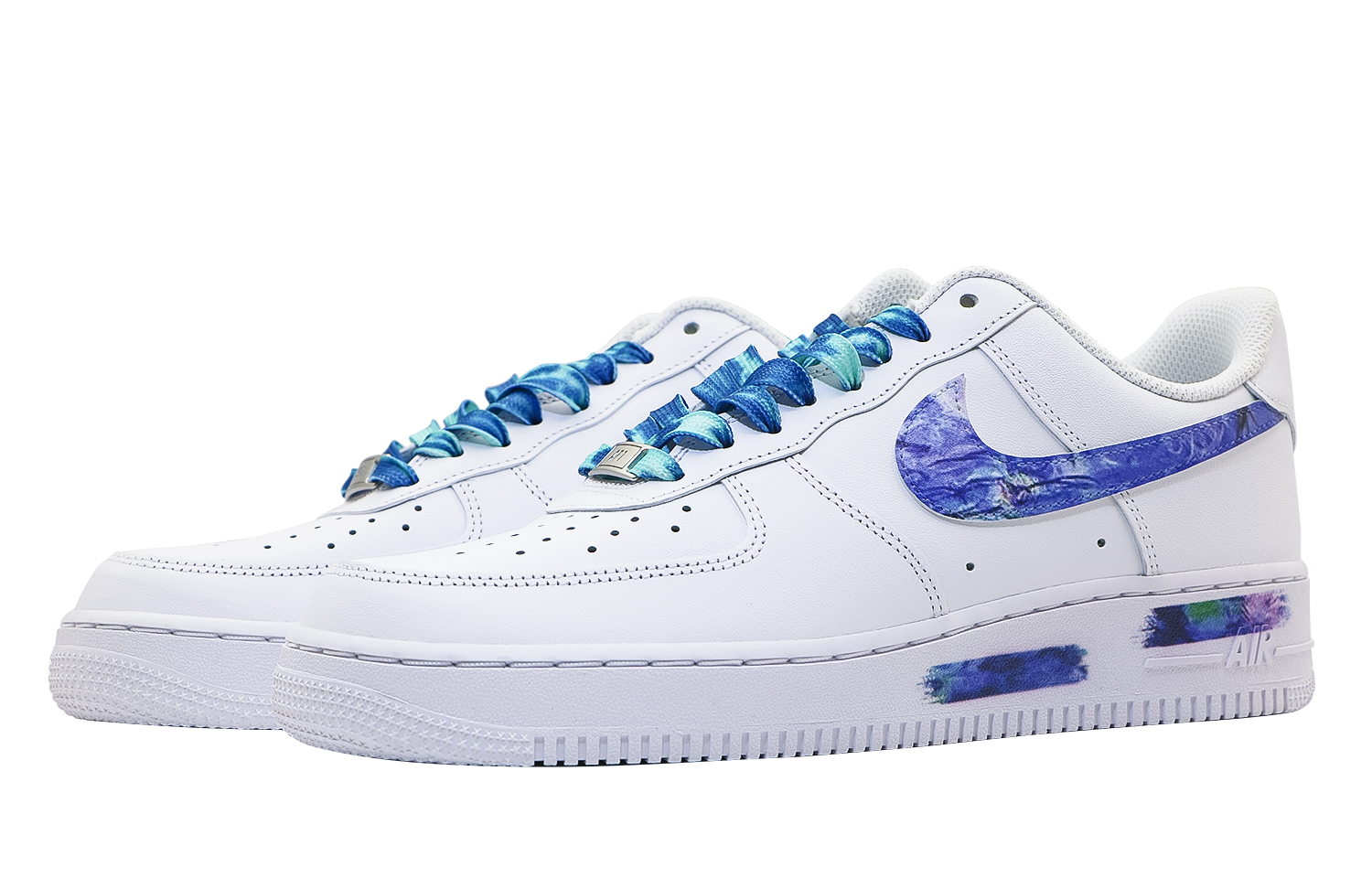 [Custom Shoes] (W) Nike Air Force 1 Low 'Monet Water Lilies' 圖 3