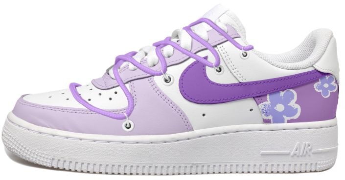custom-shoes-women-nike-air-force-1-low-morandi-deconstructed-floral-white-purple