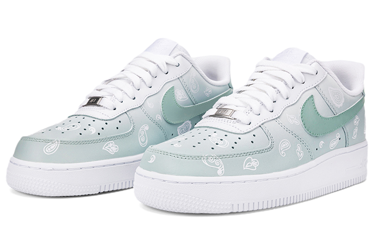 Lookbook (W) ナイキAF1 ロー "モランディ緑ペイズリー" DD8959-100(Team18-AF1莫兰迪绿腰果花）