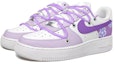 Lookbook 【客製球鞋】Nike Air Force 1 Low 莫蘭迪 手繪 小花 解構風 低筒 板鞋 女款 白紫