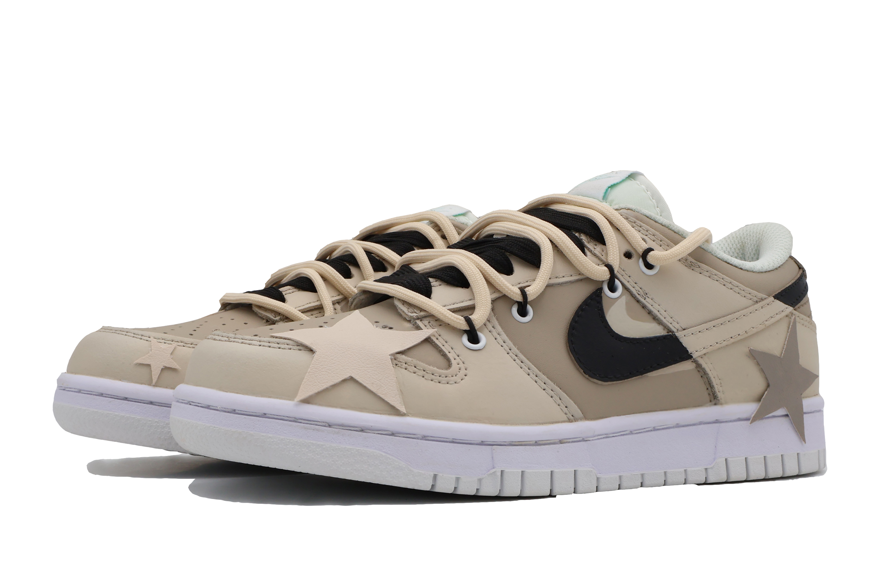 Lookbook (W) 【カスタムシューズ】(女性用) ナイキ エアフォース1 ロー「モーニングスタータン」 DH9765-100(Team53-男款晨星落落S-BOX)