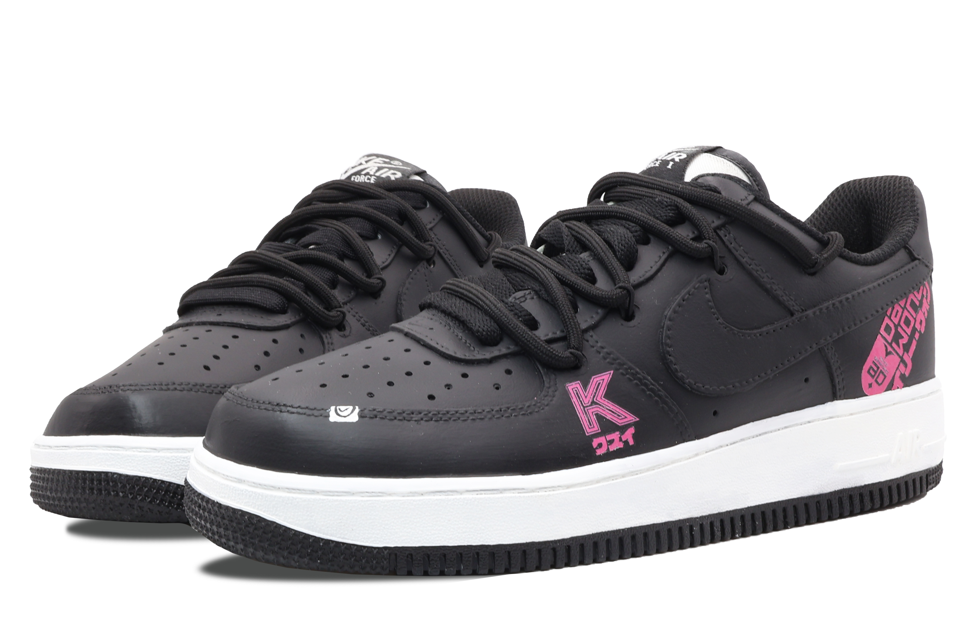 Lookbook (W) [Sepatu Custom] Nike Air Force 1 Rendah 'Mr. K Punk Neon Era' DV1331-100(Team53-女款K先生)