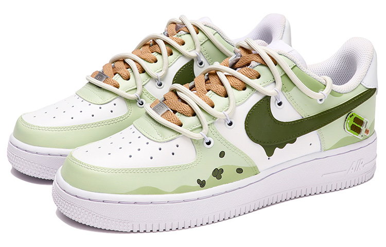 Lookbook (W) [Kasur Atas Kustom] Nike Air Force 1 Low 'Ais Krim Kacang Mung' DD8959-100(TeamThree-女款绿豆冰淇淋)