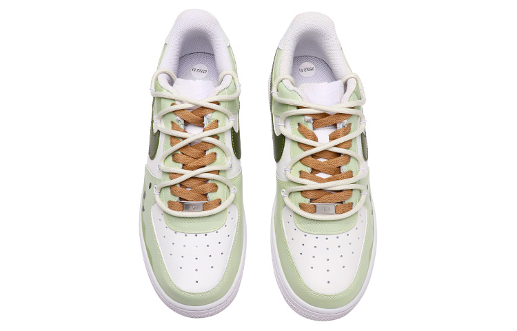 Shop (W) [Kasur Atas Kustom] Nike Air Force 1 Low 'Ais Krim Kacang Mung' DD8959-100(TeamThree-女款绿豆冰淇淋)