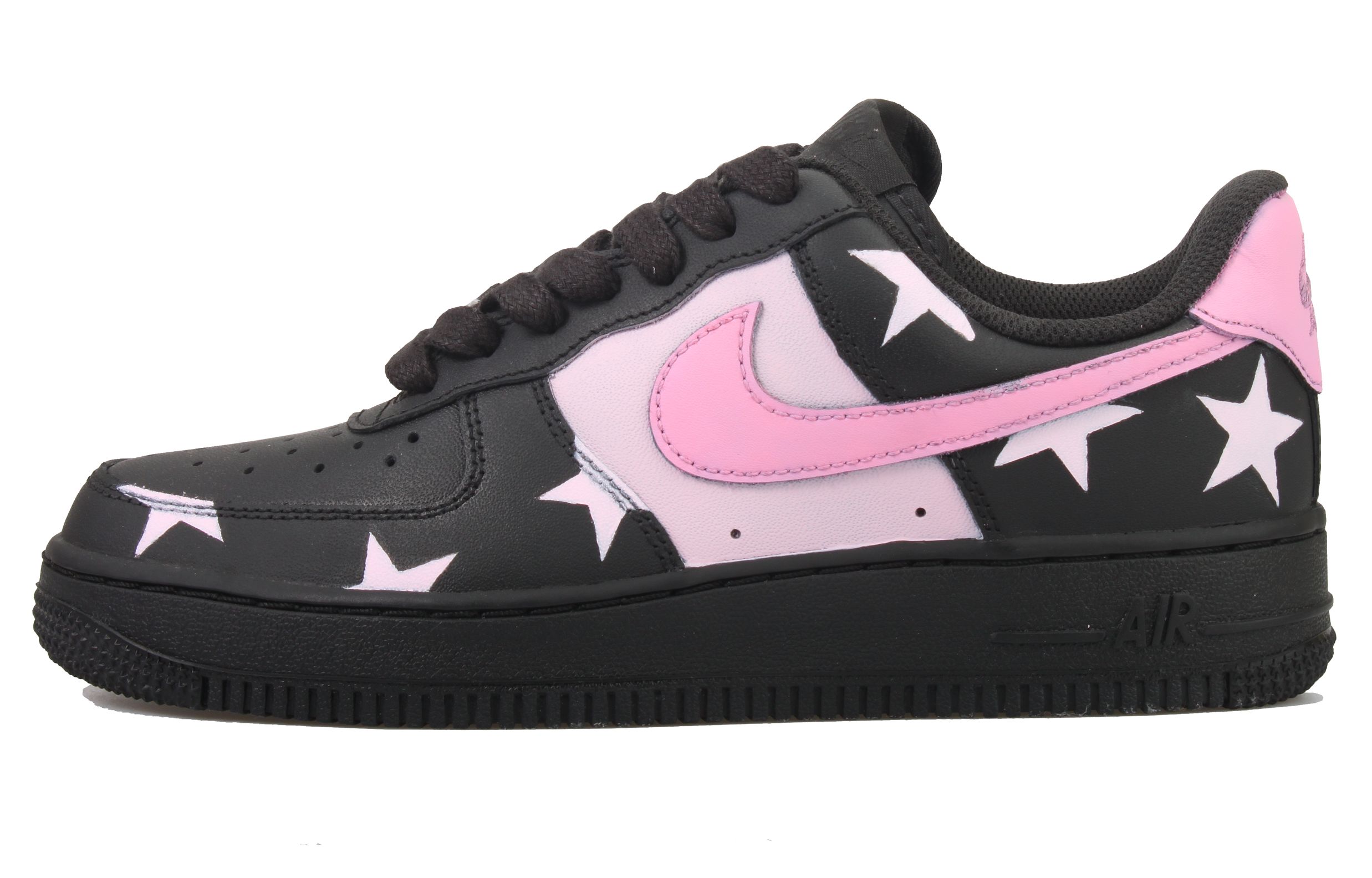Buy 【訂製球鞋】Nike Air Force 1 Low Vlad 霓虹宇宙 低筒 板鞋 女款 黑粉