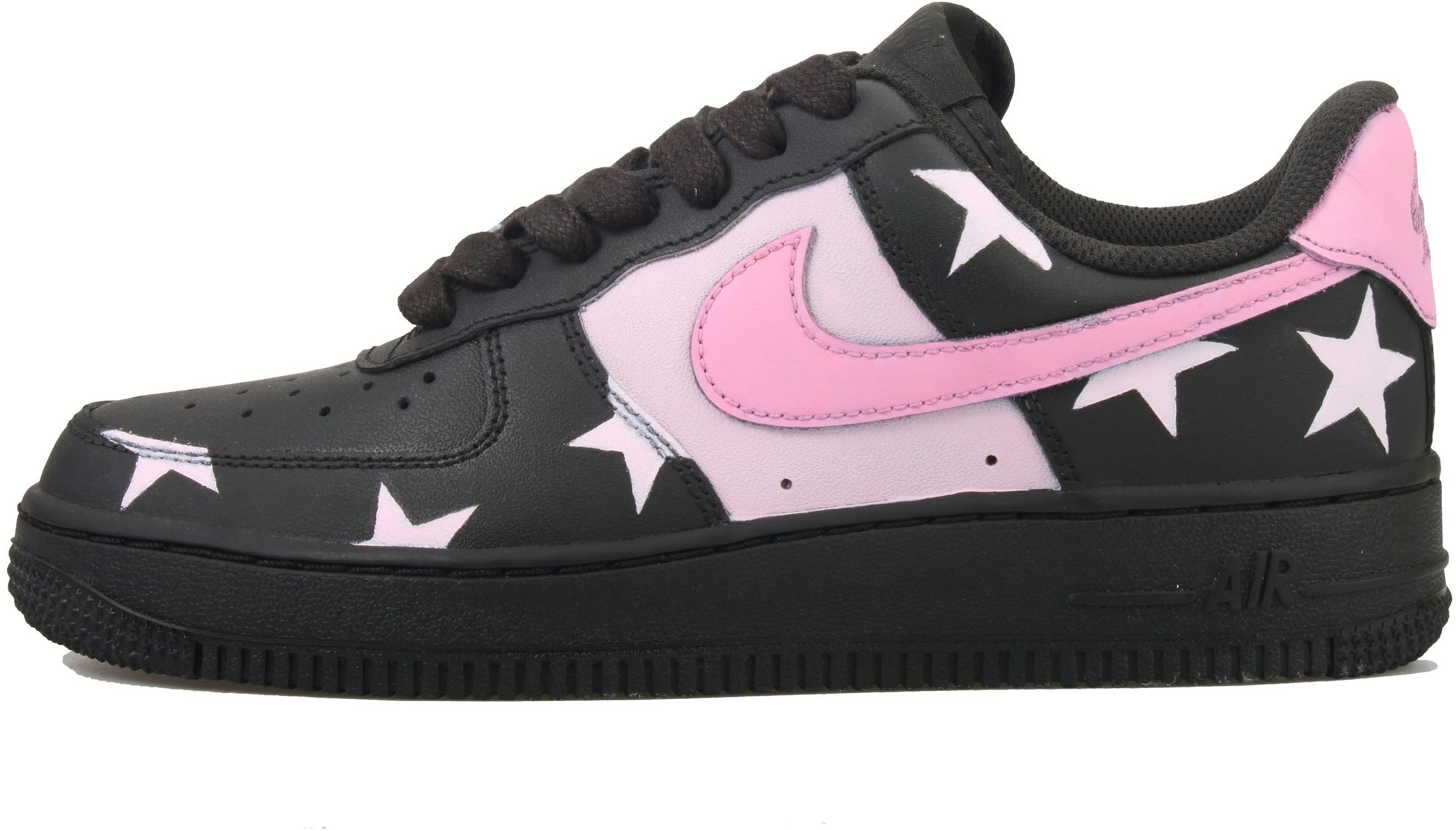 custom-shoes-women-nike-air-force-1-low-neon-universe-black-pink