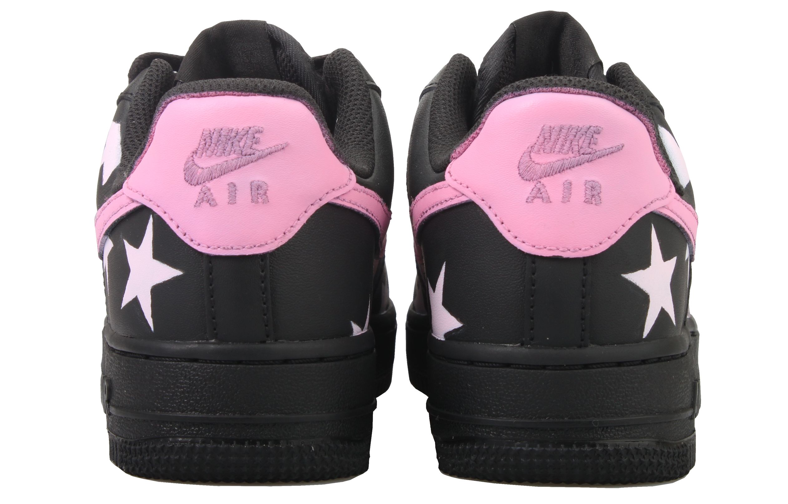 Shop 【訂製球鞋】Nike Air Force 1 Low Vlad 霓虹宇宙 低筒 板鞋 女款 黑粉