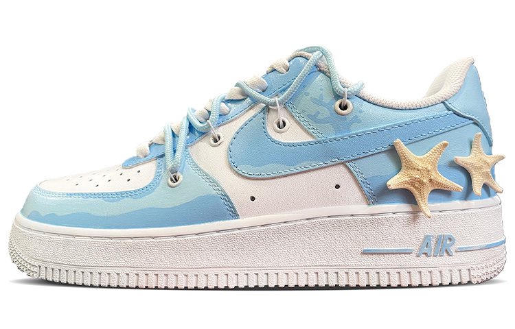 Buy (W) ナイキ エアフォース1 ロー "オーシャンスタ— 手描き" DD8959-100(TeamD-海洋之星S-BOX)
