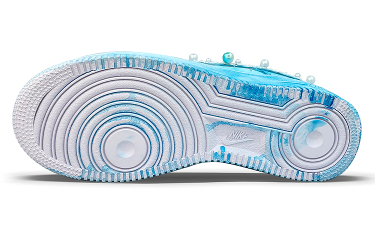 Purchase (W) ナイキ AF1 ロー "オーシャンワールド・ライトブルーパール" (カスタム) DD8959-100(TeamFour-女款水蓝珍珠QD)