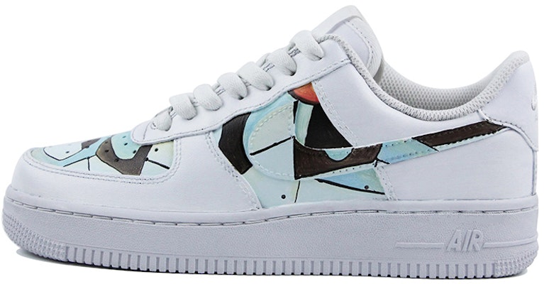 (W) 나이키 AF1 로우 '오일페인팅 그라피티 화이트 블루' (커스텀) DD8959-100(Team39-AMY18蓝白) Buy (W) 나이키 AF1 로우 '오일페인팅 그라피티 화이트 블루' (커스텀) DD8959-100(Team39-AMY18蓝白)