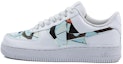 Buy (W) 나이키 AF1 로우 '오일페인팅 그라피티 화이트 블루' (커스텀) DD8959-100(Team39-AMY18蓝白)