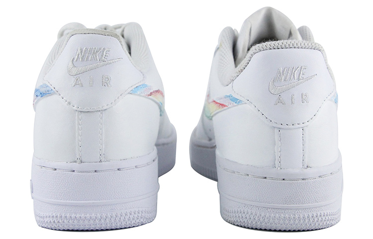 [Custom Shoes] (W) Nike Air Force 1 Low 'Oil Painting Graffiti White-Red-Yellow' 圖 5