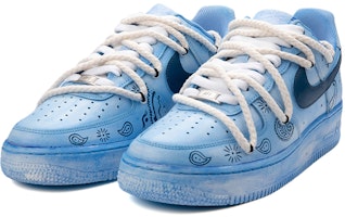 (W) 나이키 에어포스 1 로우 '페이즐리 블루 블랙' (커스텀) DD8959-100(Team18-AF1女蓝黑腰果花) Lookbook (W) 나이키 에어포스 1 로우 '페이즐리 블루 블랙' (커스텀) DD8959-100(Team18-AF1女蓝黑腰果花)