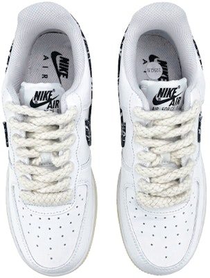 (W) 나이키 에어포스 1 로우 '페이즐리 디스트레스드 화이트 블랙' DH4406-101(Team叁-女款腰果花起源) Shop (W) 나이키 에어포스 1 로우 '페이즐리 디스트레스드 화이트 블랙' DH4406-101(Team叁-女款腰果花起源)