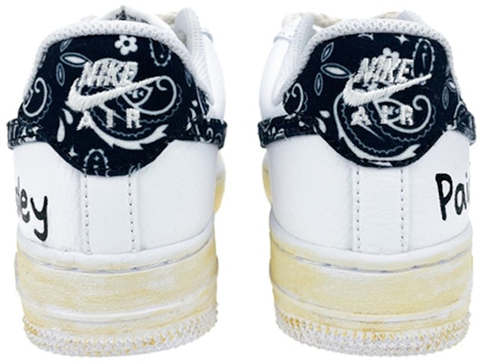 (W) 나이키 에어포스 1 로우 '페이즐리 디스트레스드 화이트 블랙' DH4406-101(Team叁-女款腰果花起源) Purchase (W) 나이키 에어포스 1 로우 '페이즐리 디스트레스드 화이트 블랙' DH4406-101(Team叁-女款腰果花起源)