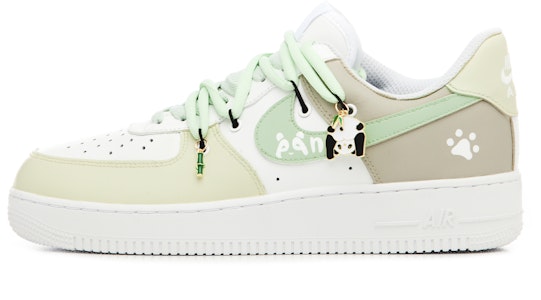 【定制球鞋】 Nike Air Force 1 Low 小熊貓 熊貓 竹子 馬卡龍 低筒 板鞋 女款 黃綠 Buy 【定制球鞋】 Nike Air Force 1 Low 小熊貓 熊貓 竹子 馬卡龍 低筒 板鞋 女款 黃綠