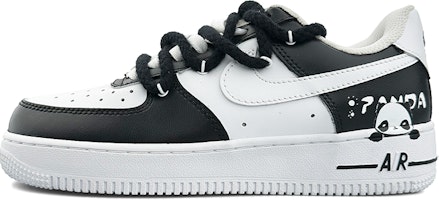 【客製化球鞋】 Nike Air Force 1 Low 熊貓 黑白 塗鴉 簡約 可愛 解構 潮流 低筒 板鞋 女款 黑白 Buy 【客製化球鞋】 Nike Air Force 1 Low 熊貓 黑白 塗鴉 簡約 可愛 解構 潮流 低筒 板鞋 女款 黑白
