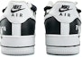Shop 【客製化球鞋】 Nike Air Force 1 Low 熊貓 黑白 塗鴉 簡約 可愛 解構 潮流 低筒 板鞋 女款 黑白