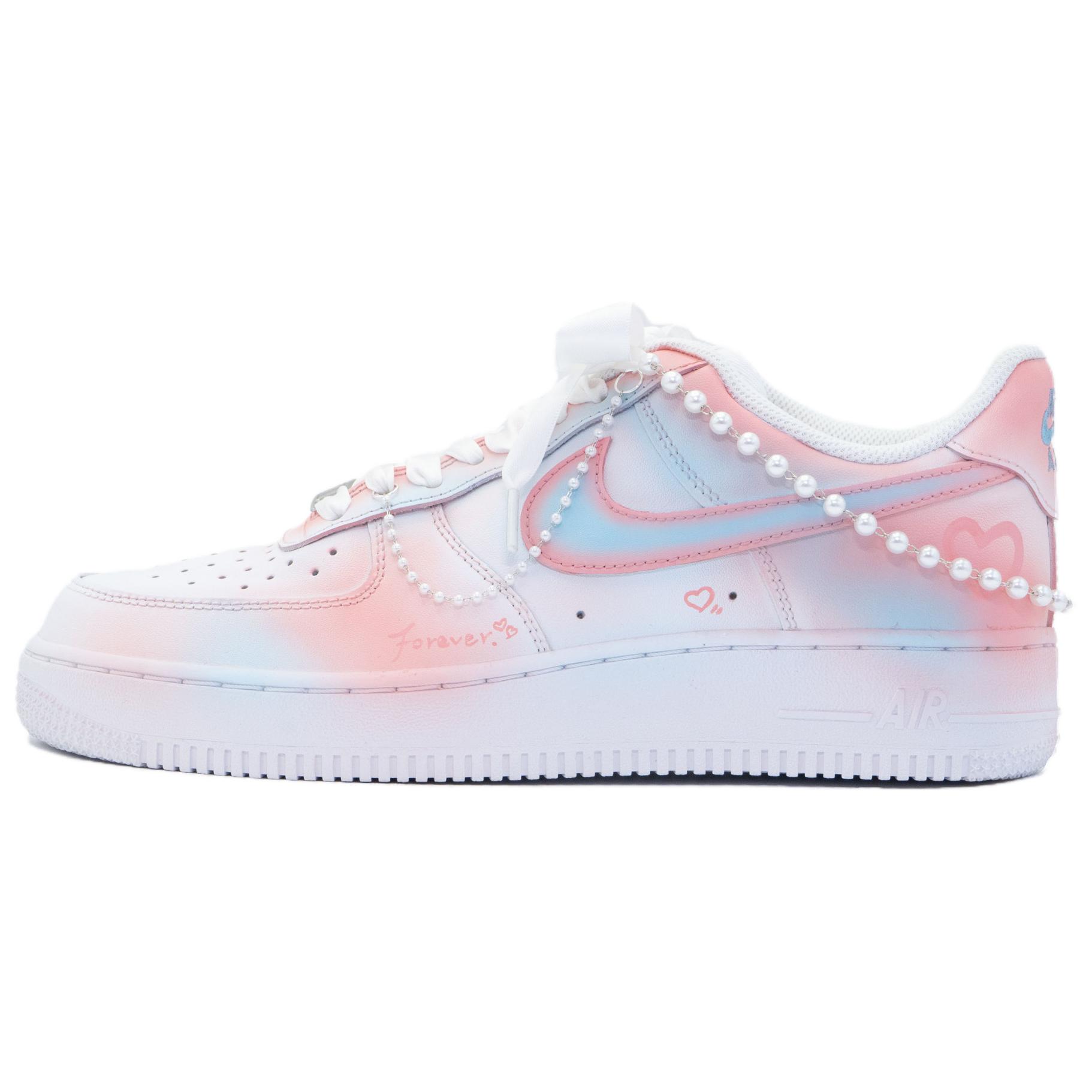 [Custom Shoes] (W) Nike Air Force 1 Low 'Pearl Pink'