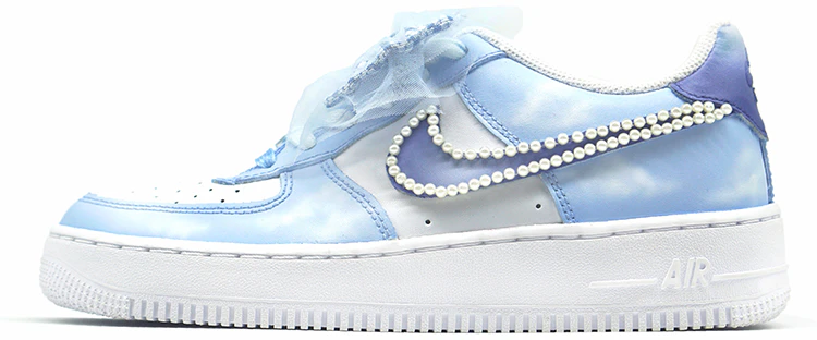 custom-shoes-women-nike-air-force-1-low-pearl-girl-jk-skirt-sky-blue