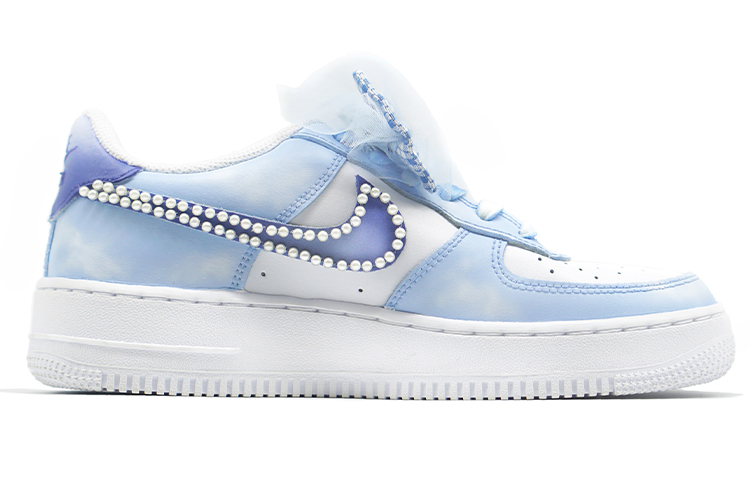 [Custom Shoes] (W) Nike Air Force 1 Low 'Pearl Girl JK Skirt Sky Blue' 圖 2