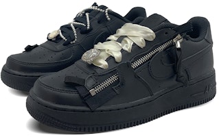 (W) 【定制鞋款】耐克 Air Force 1 低帮 '珍珠宝石欲望' 314192-009(TeamFour-纯欲风-黑色) Lookbook (W) 【定制鞋款】耐克 Air Force 1 低帮 '珍珠宝石欲望' 314192-009(TeamFour-纯欲风-黑色)