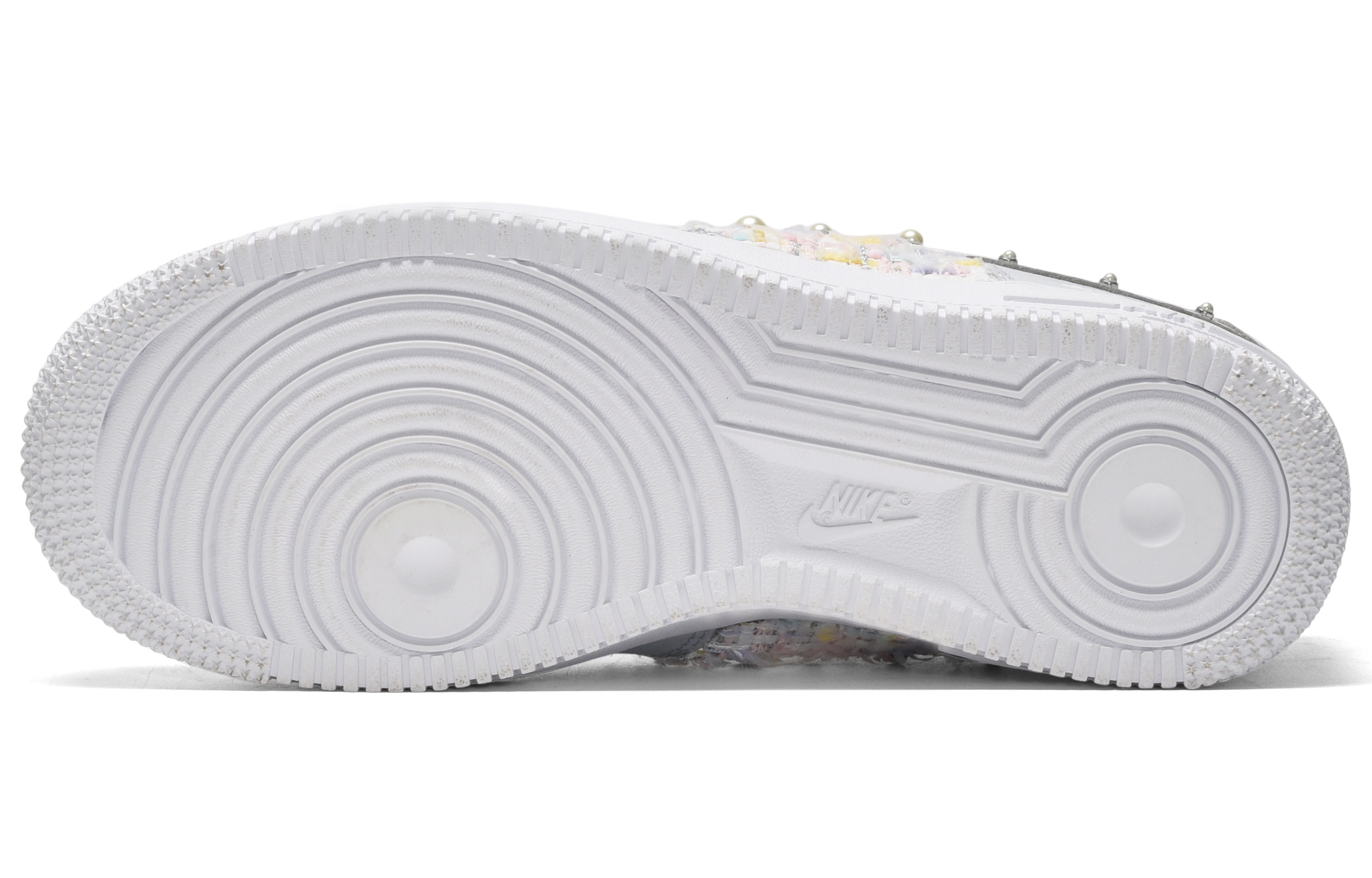 Details for (W) 【カスタムシューズ】ナイキ エアフォース 1 ロー「パールローズ - グレー ホワイト」 DV3810-001(TeamE-女款珍珠玫瑰灰白)