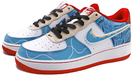 (W) 나이키 에어포스 1 로우 '경극' (Nike Air Force 1 Low '경극') CV1724-100(TeamM-女款中国风京剧红白蓝) Shop (W) 나이키 에어포스 1 로우 '경극' (Nike Air Force 1 Low '경극') CV1724-100(TeamM-女款中国风京剧红白蓝)