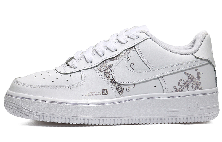 Buy (W) 나이키 에어포스1 로우 '피닉스 용' (커스텀) DD8959-100(Team10-涅槃重生女白QD)