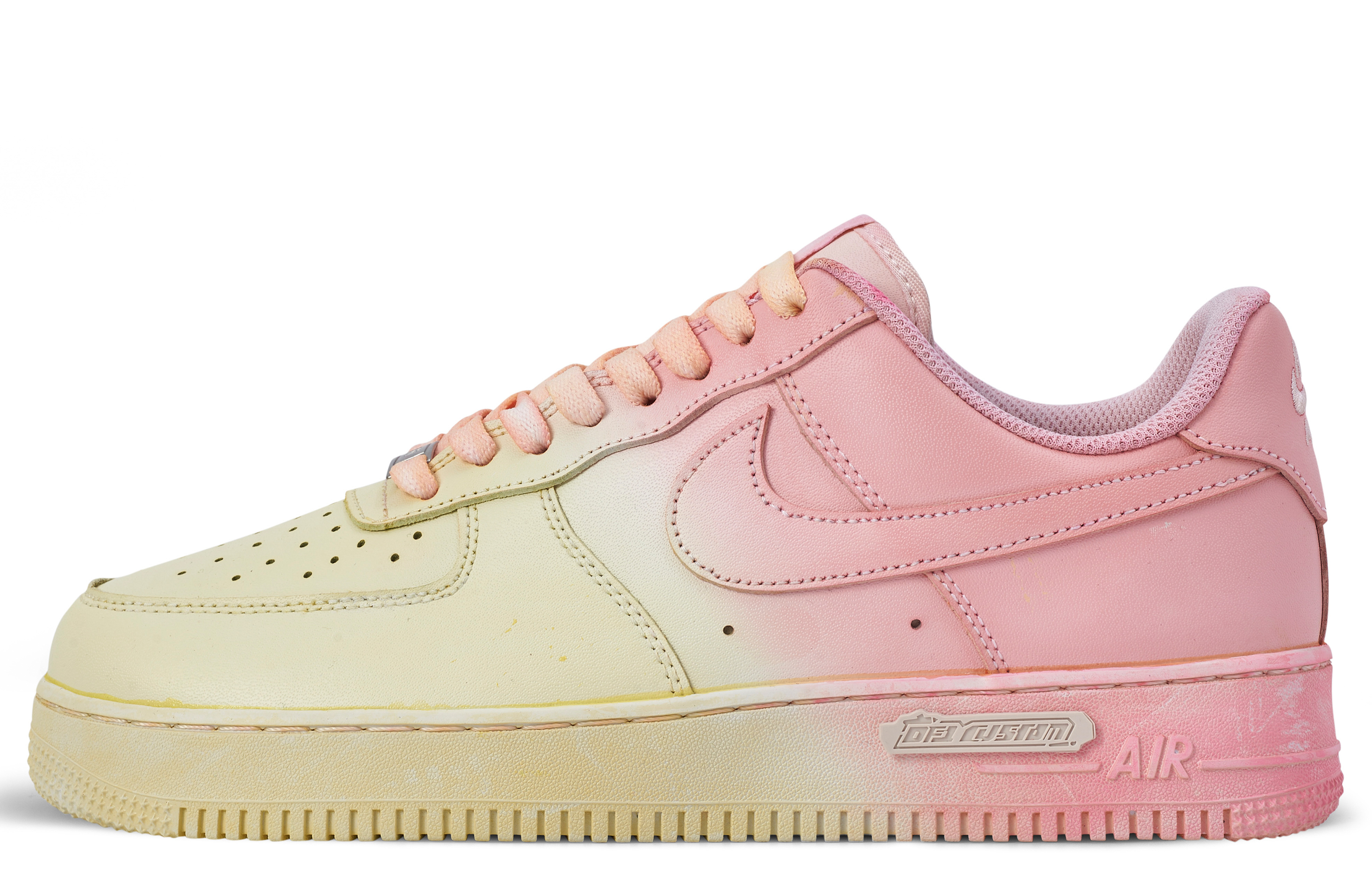 [Custom Shoes] (W) Nike Air Force 1 Low 'Pink Yellow'