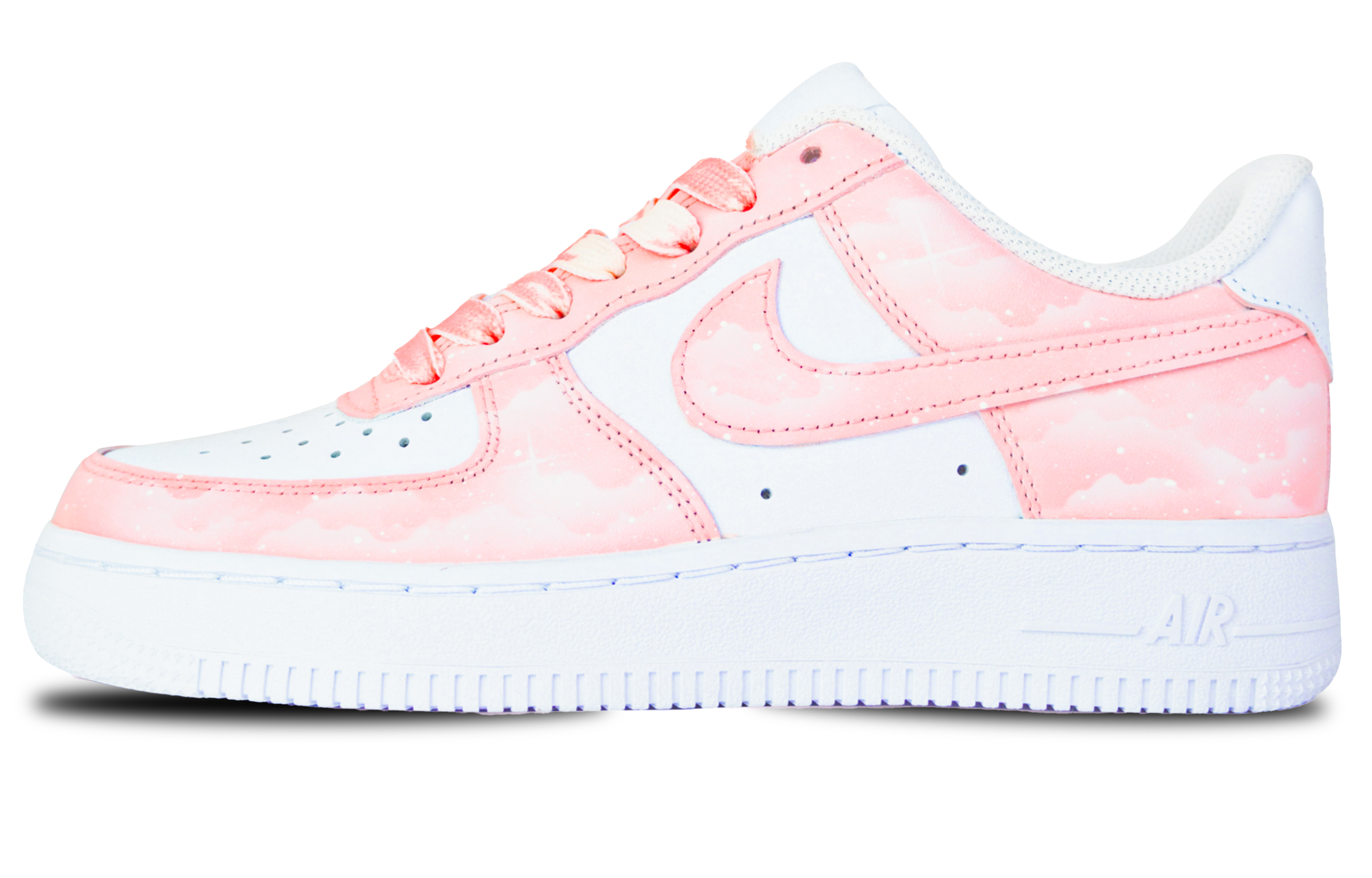 Buy (W) [Zapatillas Personalizadas] Nike Air Force 1 Low 'Galaxia Rosa' DD8959-100(Team14-女款粉色星空粉白)