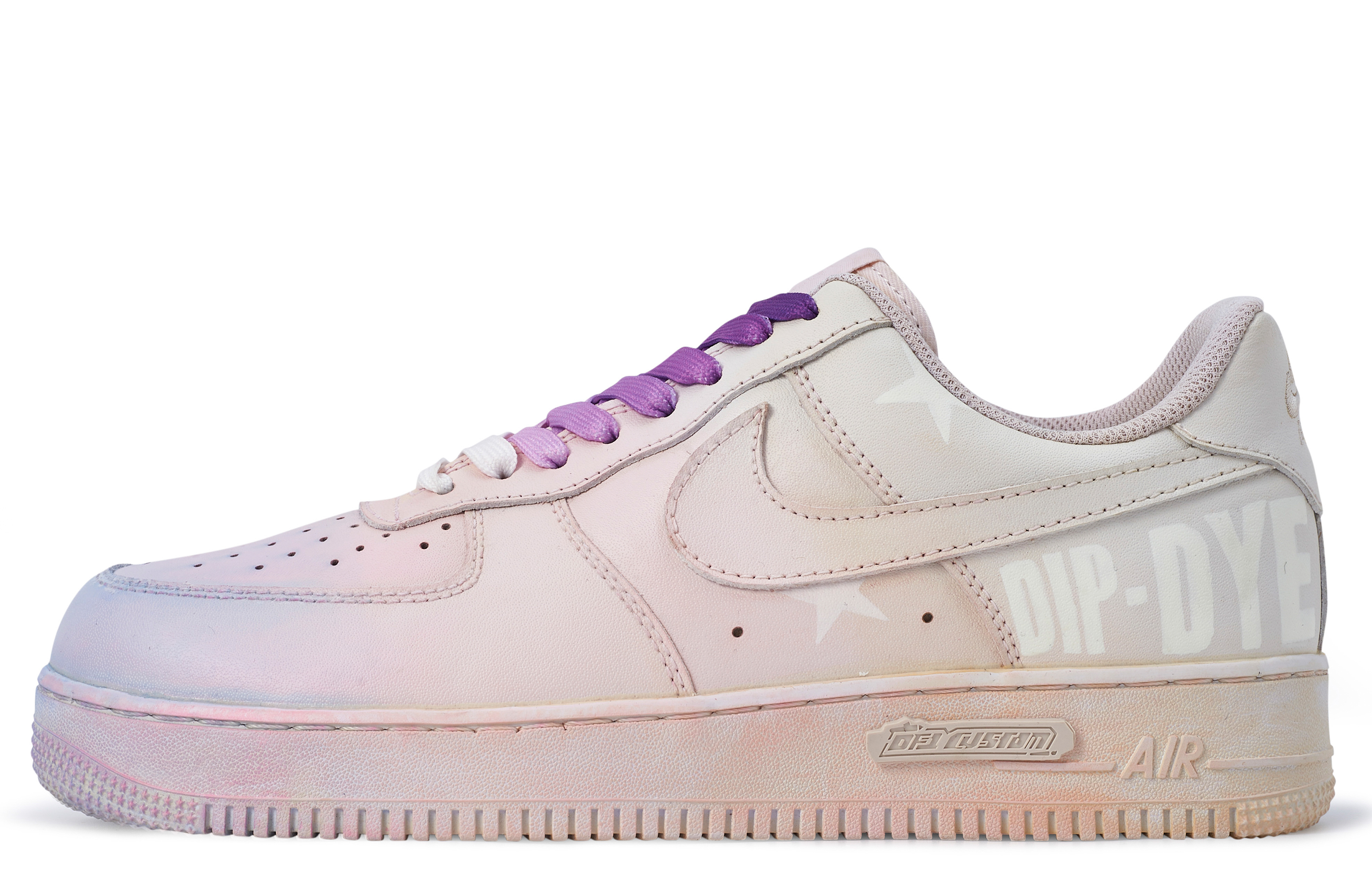 Buy (W) [Kasut Custom] Nike Air Force 1 Low 'Merah Jambu Ungu Kuning' DD8959-100(TeamM-女款秋水S-BOX)