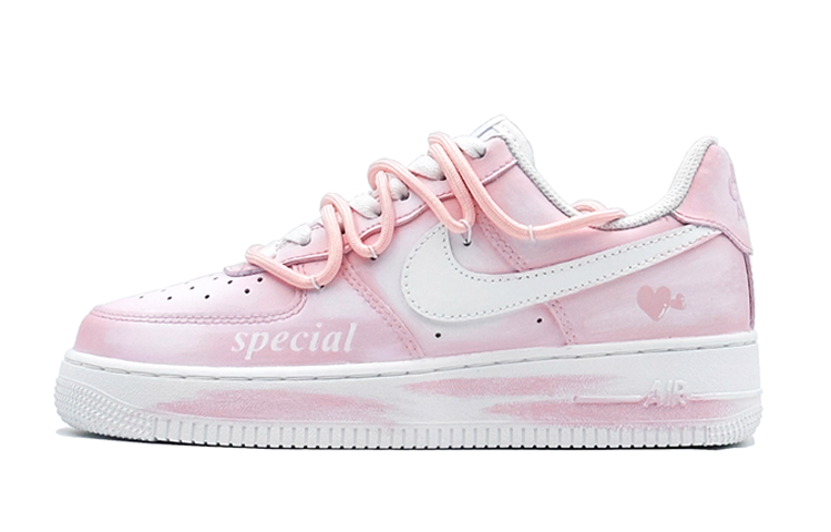 Buy (W) ナイキ エア フォース 1 ロー 'ピンク ホワイト' (女性用カスタムシューズ) DH2920-111(Team88-粉特殊的你S-BOX)